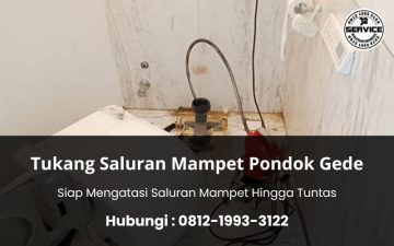 Tukang Saluran Mampet Pondok Gede
