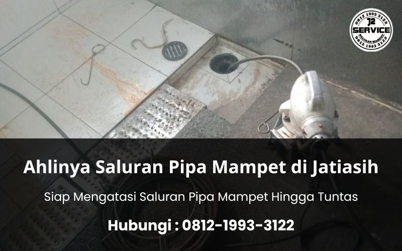 Ahlinya Saluran Pipa Mampet di Jatiasih