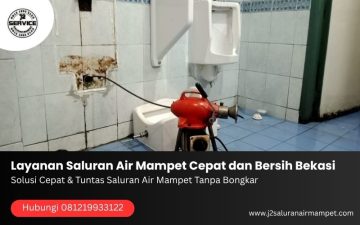 Layanan Saluran Air Mampet Cepat dan Bersih Bekasi