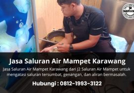 Jasa Saluran Air Mampet Karawang