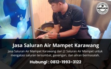 Jasa Saluran Air Mampet Karawang